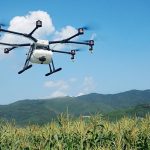 Penyemprotan dengan drone