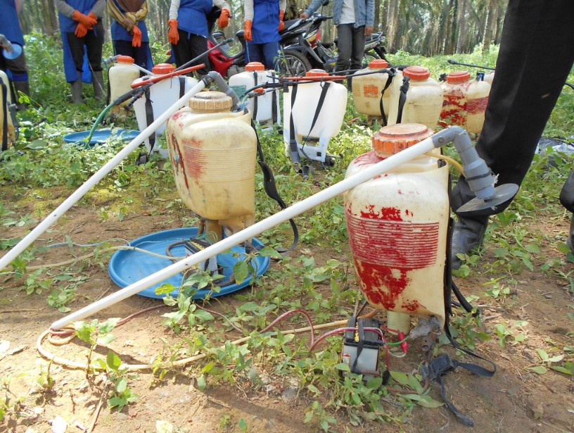 Kebocoran rangki semprot sprayer
